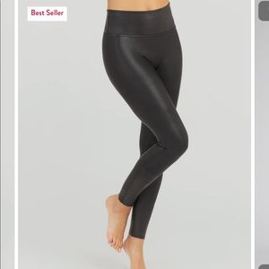 SPANKS LEATHER LEGGINGS